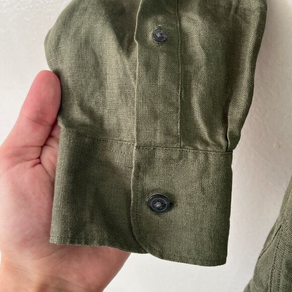 Todd Snyder Baird Mcnutt Irish Linen Point Collar Shirt Size S - Picture 4 of 6